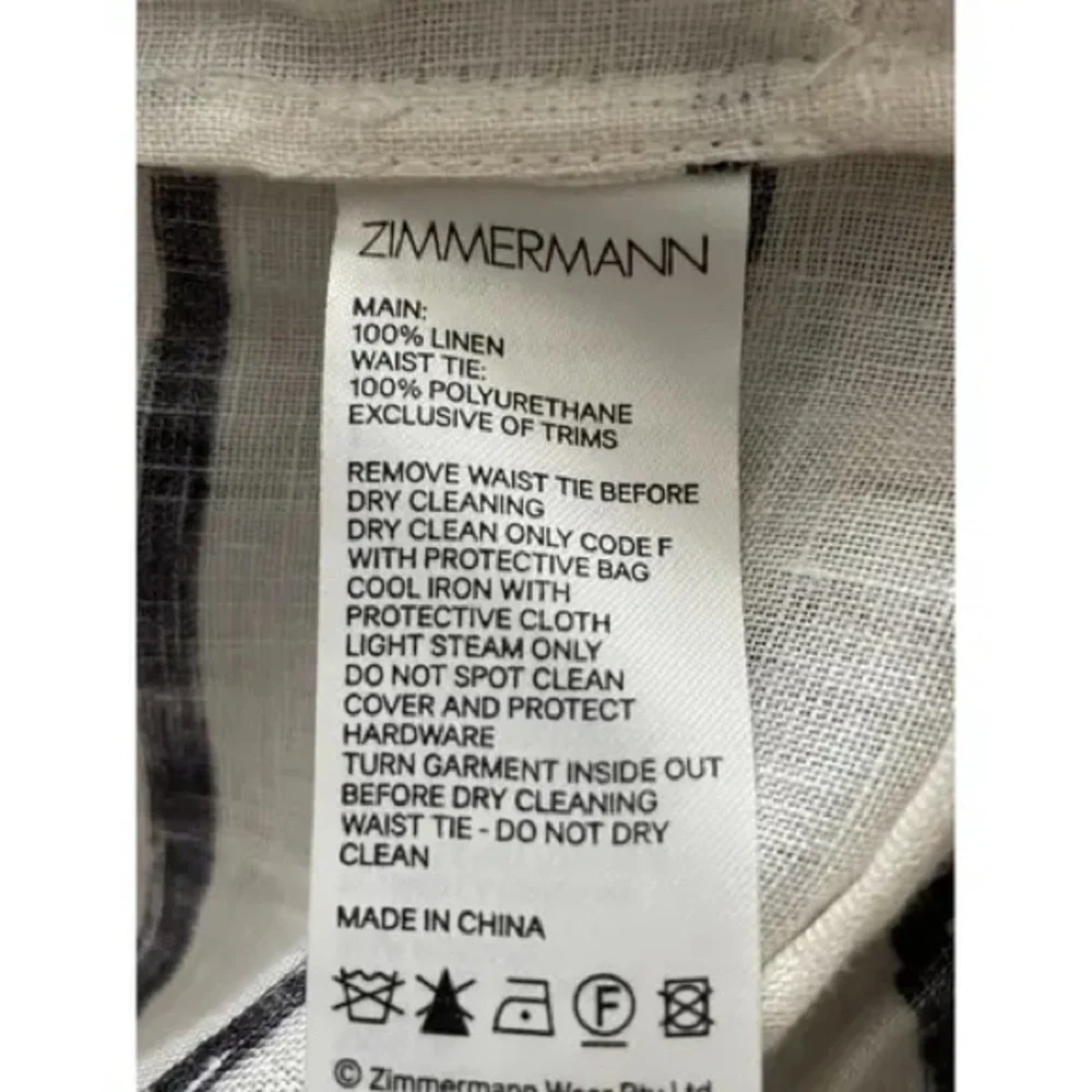Zimmermann Black and White Striped Mini Dress - Picture 5 of 5